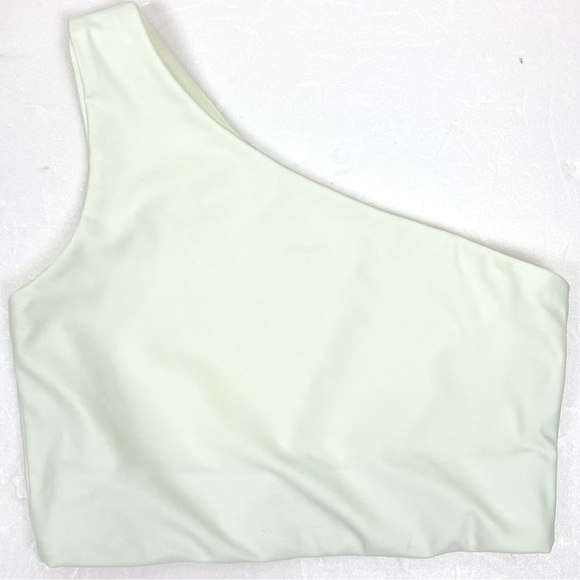 Alohas Manola Asymmetrical Shoulder Naked Top Bra Avorio - Picture 2 of 12